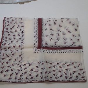 100% silk vintage scarf